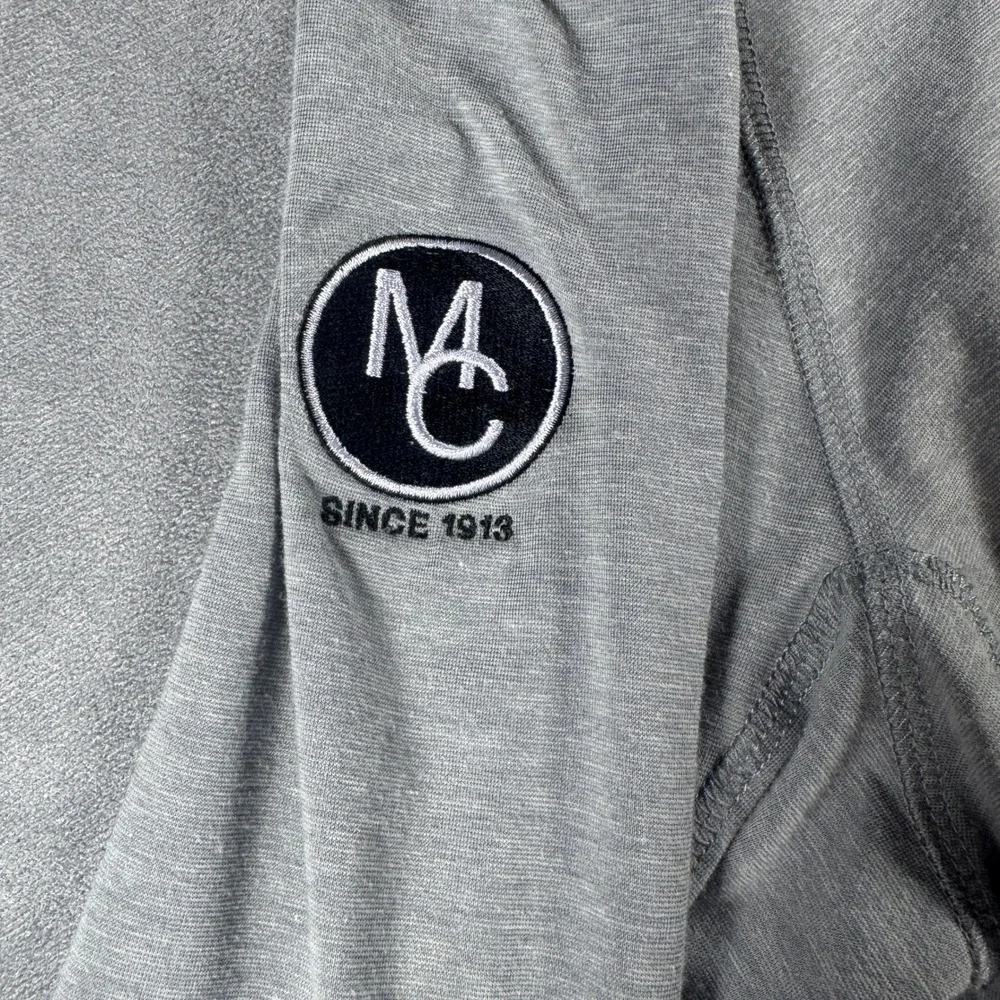 Travis Mathew Pullover Mens Medium Heather‎ Gray Quarter Zip Performance Golf